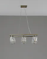 Люстра подвесная Prismique V11686-6P Moderli прозрачная на 6 ламп, основание латунь в стиле современный Люстра подвесная Prismique V11686-6P Moderli прозрачная на 6 ламп, основание латунь в стиле современный